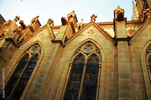 Sacred Heart catholic cathedral in the Guanzhou China photo