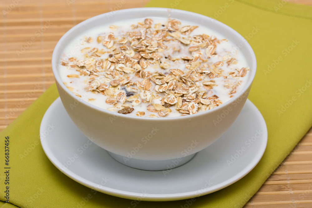Delicious and healthy granola or muesli Delicious and healthy granola or muesli
