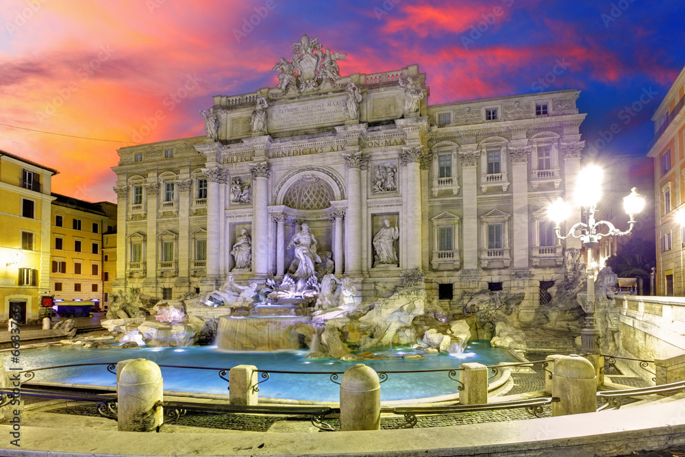 Roma - Trevi fountain, Italy