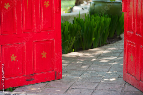 Red open door © brostock