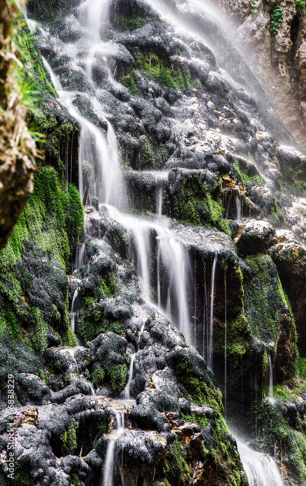 Fototapeta premium Beautiful waterfall in austrian Alps