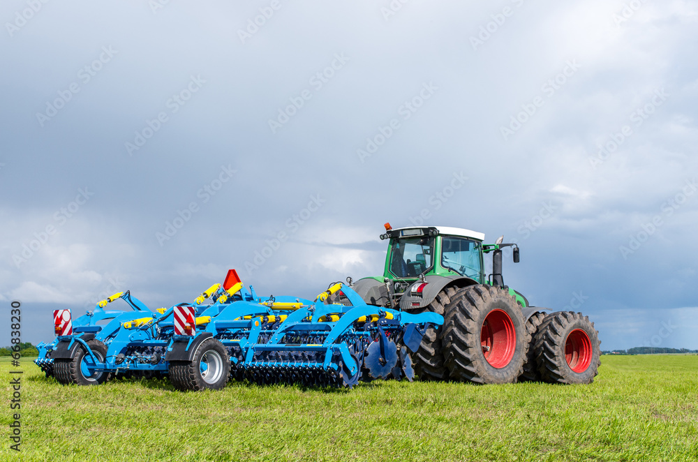 Fototapeta premium Tractor
