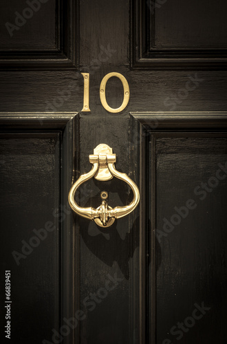 Wallpaper Mural Close up of door number 10 and door knocker Torontodigital.ca