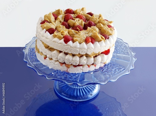 ornamental merinque cake photo