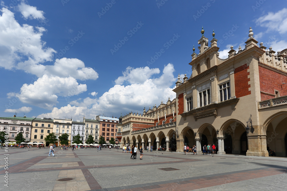 Cracow - the old city - sukiennice