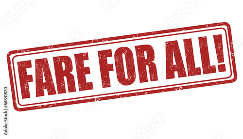 Fare for all stamp