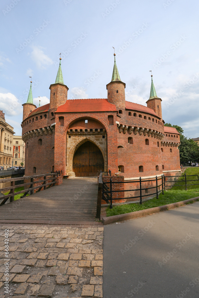 Fototapeta premium Kraków - Barbakan