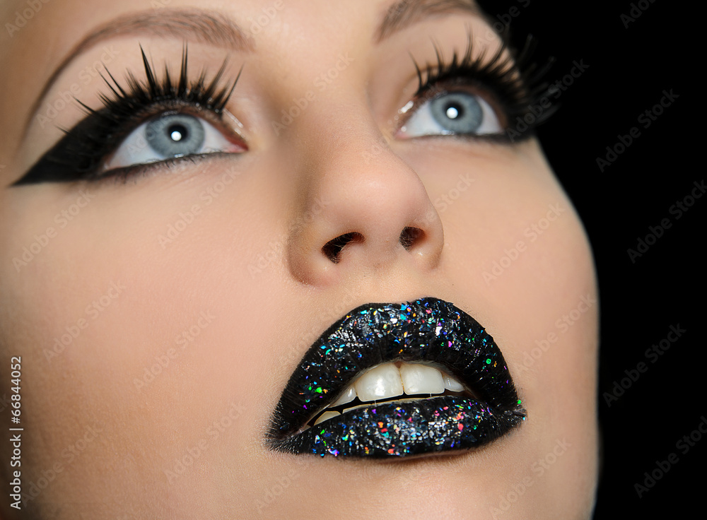 Fototapeta premium professional make-up close-up