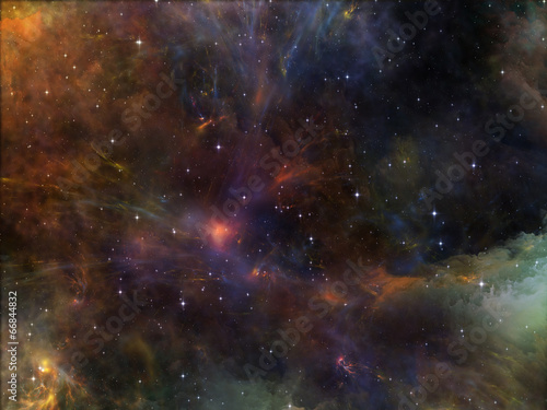 Fototapeta Naklejka Na Ścianę i Meble -  Visualization of Space