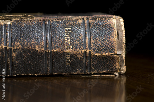 Antique Holy Bible Spine