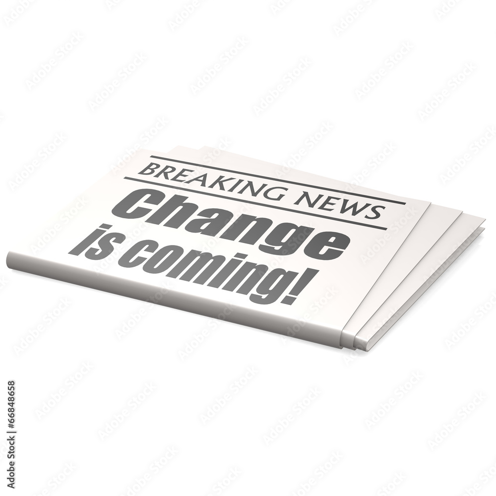 Newspaper change is coming Newspaper change is coming