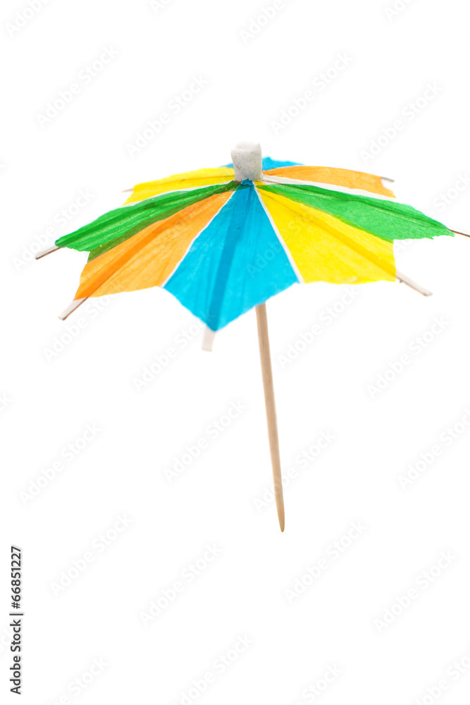 cocktail umbrella isolated