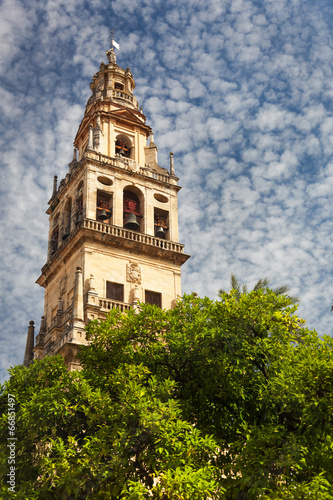 Bell Tower (Torre de Alminar) of the Mezquita Cathedral (The Gre