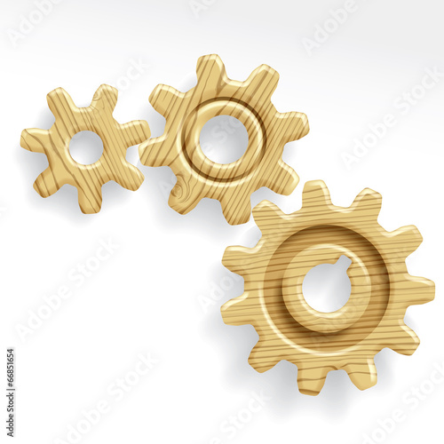Wooden gears