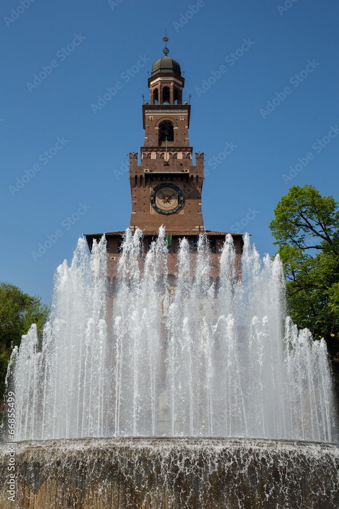 Fototapeta premium milan castle