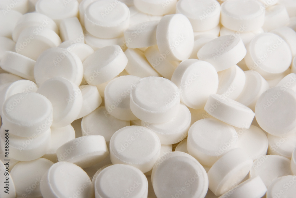 White pills background White pills background