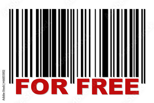 Barcode with label FOR ME