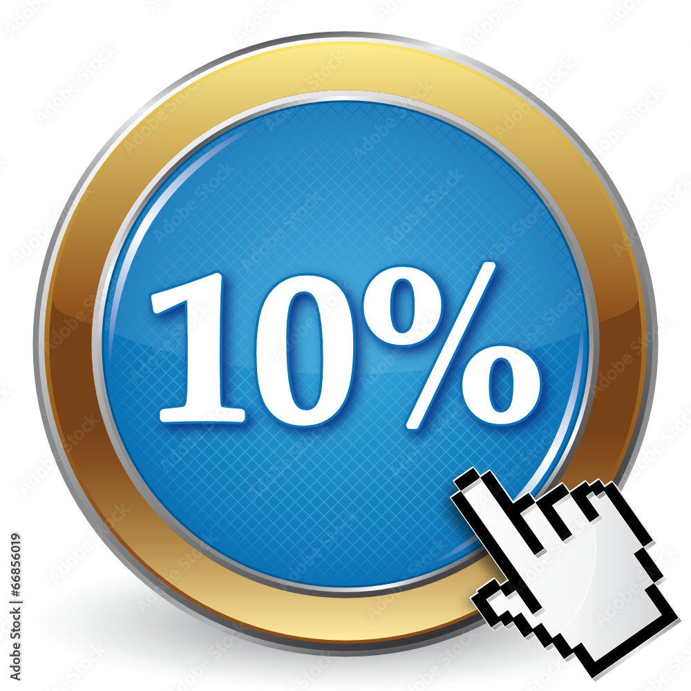 10 PERCENT ICON