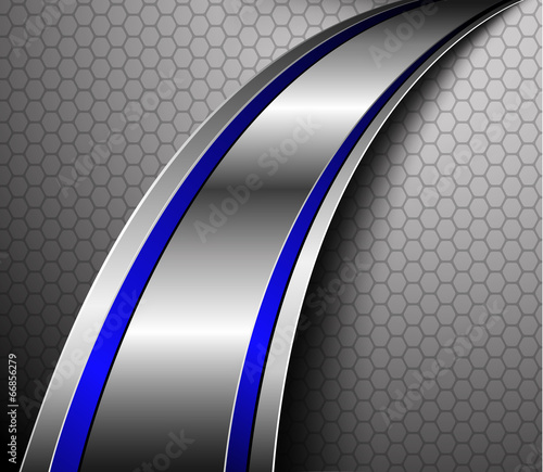 Vector 3D background, metal...