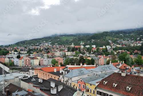 Townscape of Innsbruck, Austria.