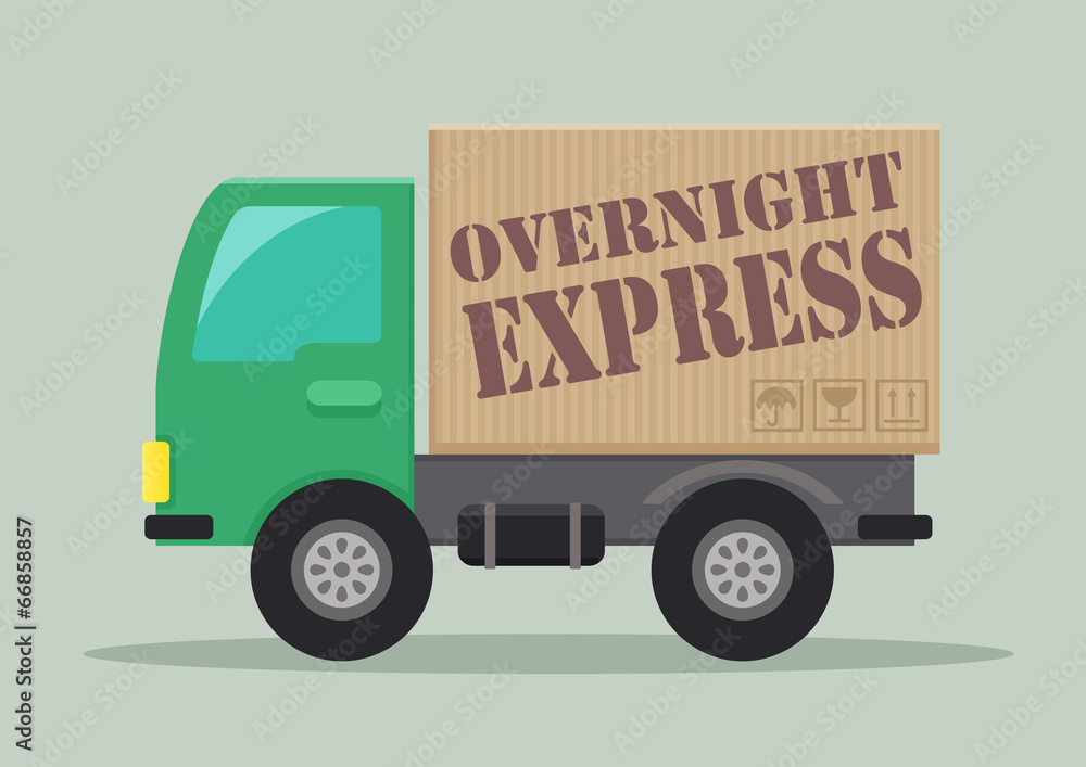 delivery truck overnight express delivery truck overnight express