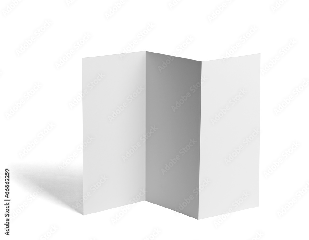 folded leaflet white blank paper template book folded leaflet white blank paper template book