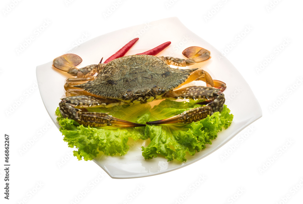 Raw crab Raw crab