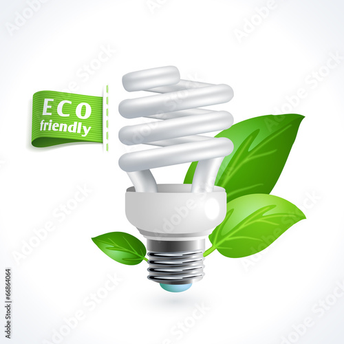 Ecology symbol lightbulb