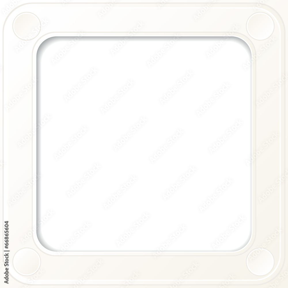 Vector frame.Cut out from paper. Volume design element Vector frame.Cut out from paper. Volume design element