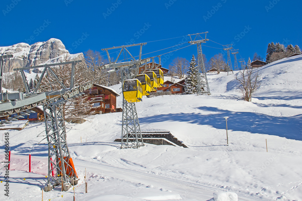 Winter in alps