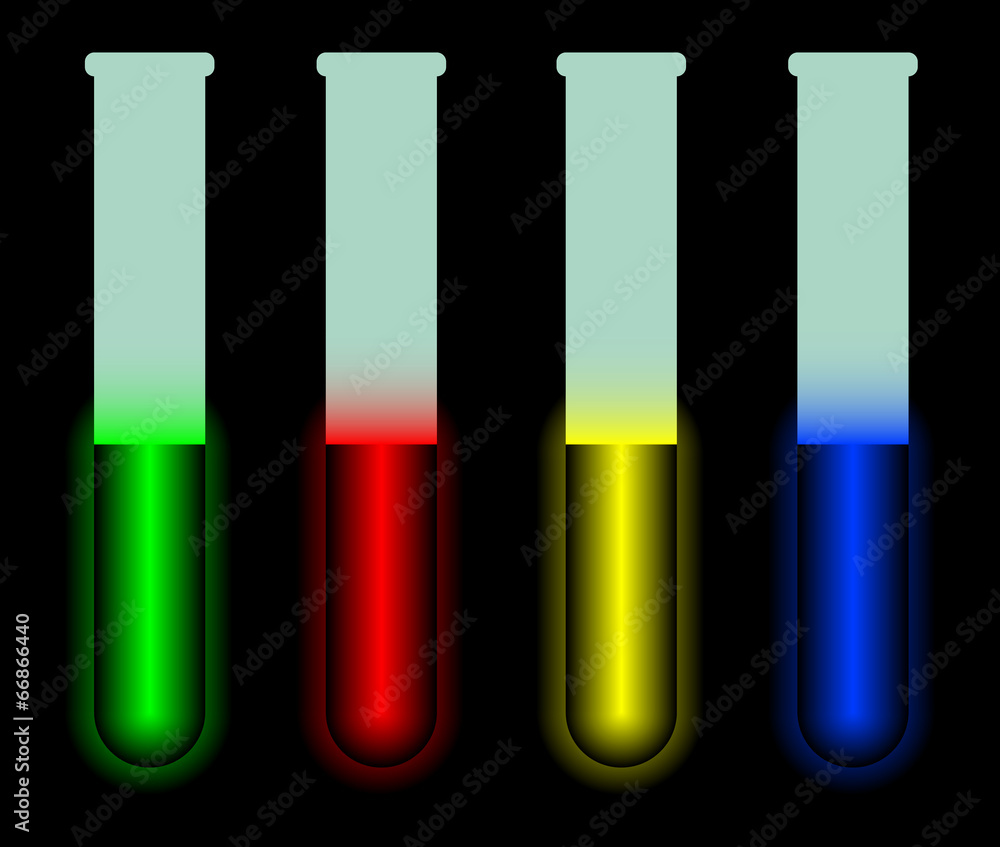 Chemical test tubes. eps 8 Chemical test tubes. eps 8