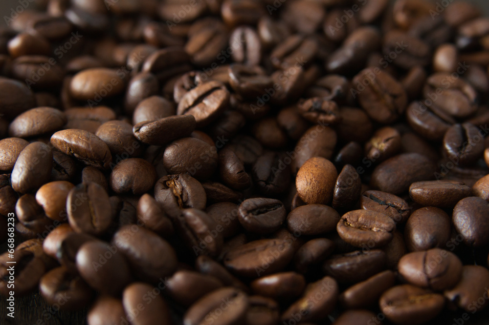 Coffee Beans Background - Stock Image Coffee Beans Background - Stock Image