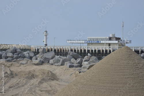 Fotografía Travaux près de l'Estacade d'Ostende