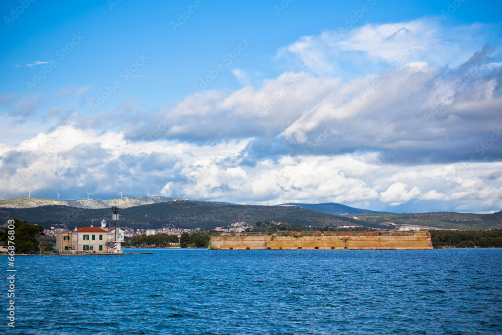 Sibenik bay, Croatia view