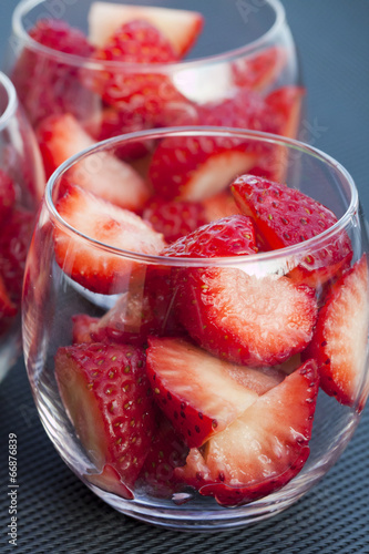Verrine fraises