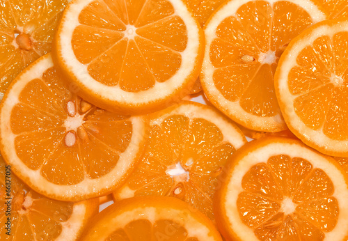 orange slices background