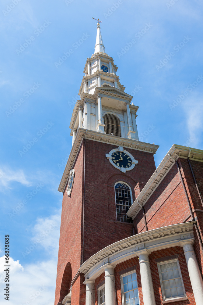 The Old South Meeting House in Boston