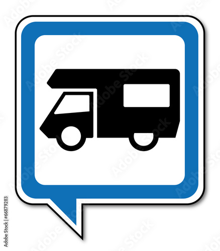 Logo camping car.