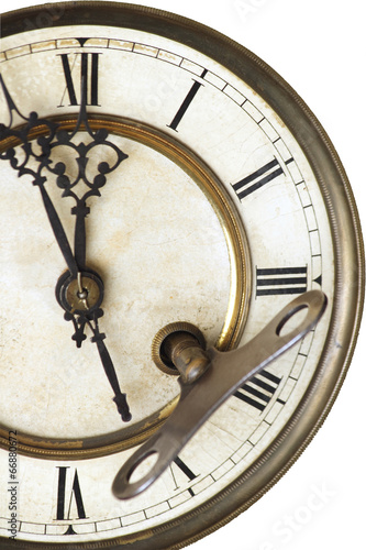 Fotografie advices of old clock