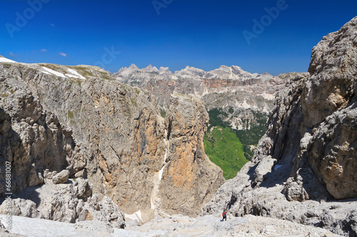 Dolomiti - high Badia Valley from Val Setus photo