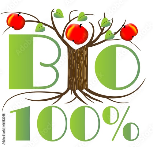 Product label for natural and bio products