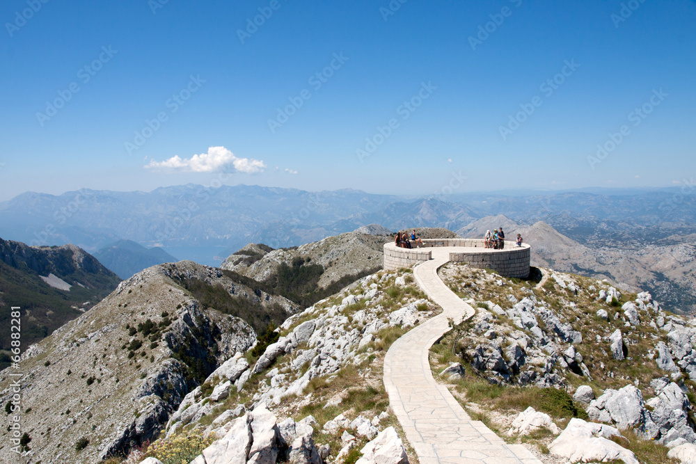 Fototapeta premium Lovchen viewpoint, Montenegro