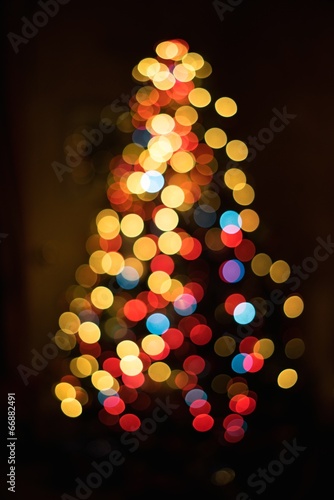 Christmas Tree Lights Bokeh