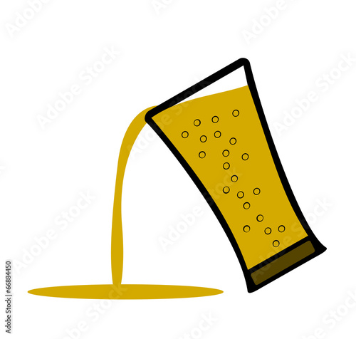 beer being poured