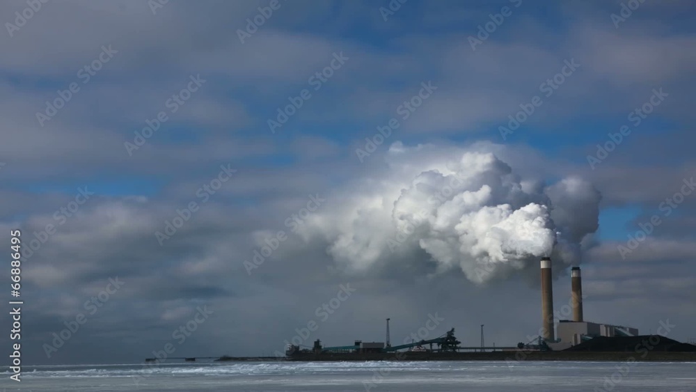 The Nanticoke coal powered power plant in Ca The Nanticoke coal powered power plant in Ca