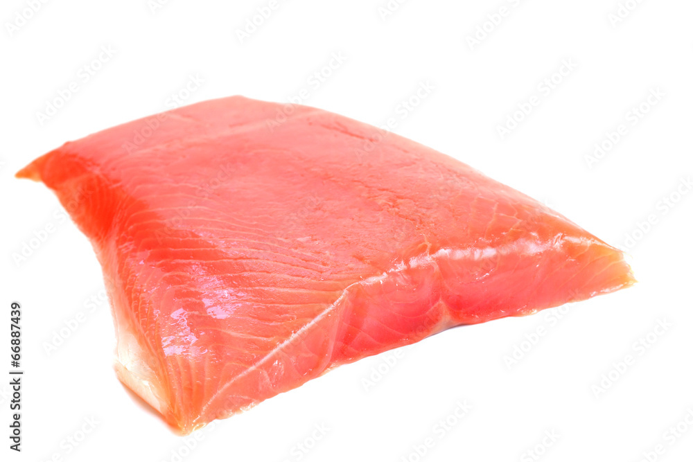 Salmon raw fillet