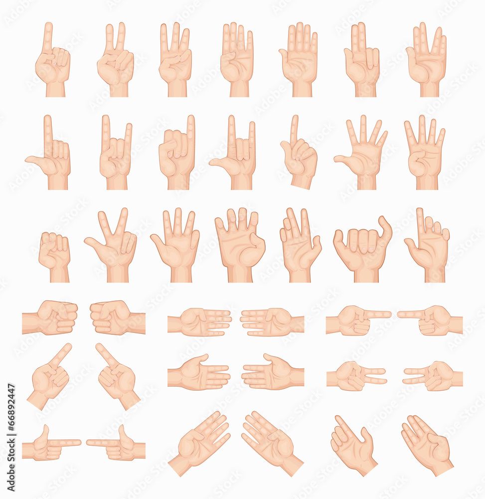 Collage of hands Collage of hands