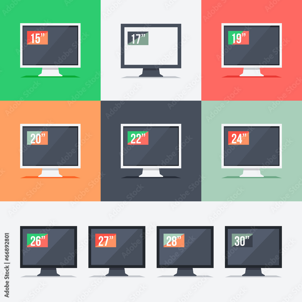 Responsive web design on different monitors Responsive web design on different monitors