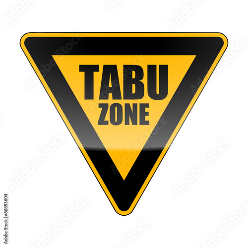 verkehrszeichen orange tabu zone I