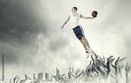 Basketball player © Sergey Nivens